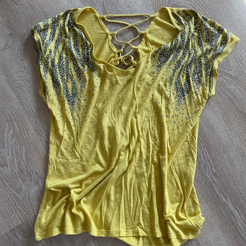 Daytrip blouse with glitter detail